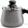 Casserole à lait WMF Fusiontec 12 cm gris en céramique high‑tech-0