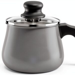 Casserole à lait WMF Fusiontec 12 cm gris en céramique high‑tech-0