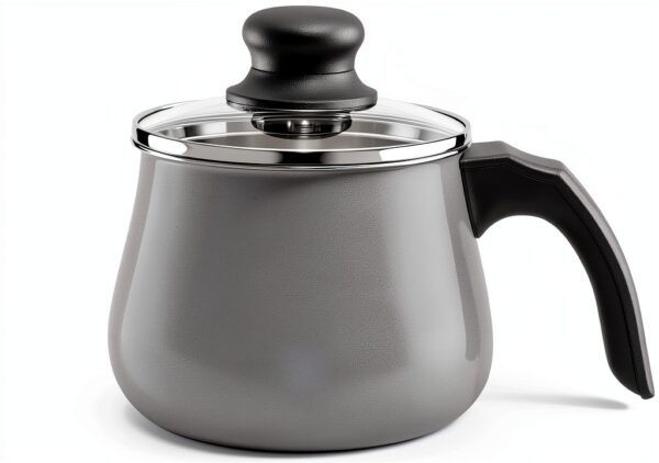 Casserole à lait WMF Fusiontec 12 cm gris en céramique high‑tech-0