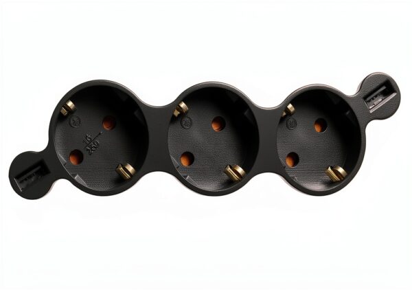 Multiprise WMF 4 Sorties CA Intérieure Acier Inoxydable 61.3022.5903-8