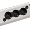 Multiprise WMF 4 Sorties CA Intérieure Acier Inoxydable 61.3022.5903-6