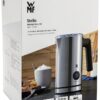 WMF Mousseur à lait électrique Stelio (5 watts, 15-25 ml, revêtement antiadhésif, sans fil, pour mousse de lait chaude et froide, chocolat chaud) Cromargan mat/argenté-13