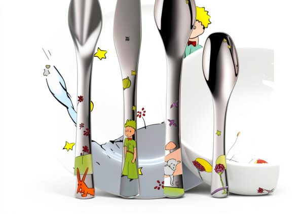WMF Le Petit Prince Service de Table 6 pièces pour Enfant avec Couverts pour Enfants à partir de 6 Ans, Acier Inoxydable Cromargan Poli, Passe au Lave-Vaisselle-3