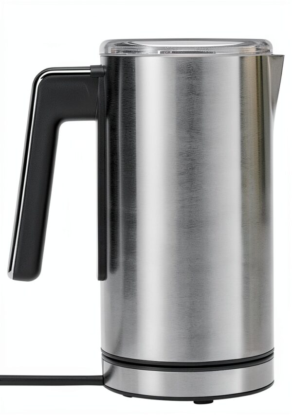 WMF Mousseur à lait électrique Stelio (5 watts, 15-25 ml, revêtement antiadhésif, sans fil, pour mousse de lait chaude et froide, chocolat chaud) Cromargan mat/argenté-2