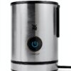 WMF Mousseur à lait électrique Stelio (5 watts, 15-25 ml, revêtement antiadhésif, sans fil, pour mousse de lait chaude et froide, chocolat chaud) Cromargan mat/argenté-9