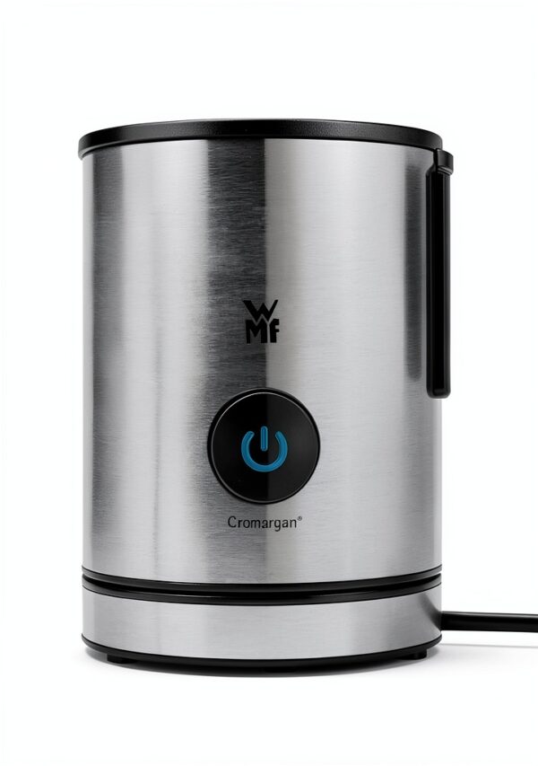 WMF Mousseur à lait électrique Stelio (5 watts, 15-25 ml, revêtement antiadhésif, sans fil, pour mousse de lait chaude et froide, chocolat chaud) Cromargan mat/argenté-9