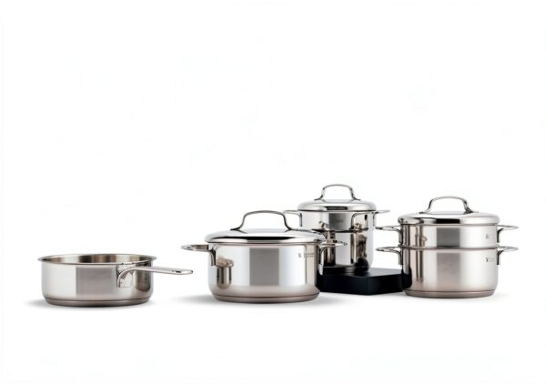 WMF Casserole Haute Mini 16 cm Argent, Poêle à Friture Induction en-1