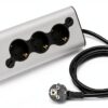 Multiprise WMF 4 Sorties CA Intérieure Acier Inoxydable 61.3022.5903-0