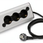 Multiprise WMF 4 Sorties CA Intérieure Acier Inoxydable 61.3022.5903-0