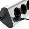 Multiprise WMF 4 Sorties CA Intérieure Acier Inoxydable 61.3022.5903-7