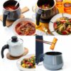 Casserole à lait WMF Fusiontec 12 cm gris en céramique high‑tech-1
