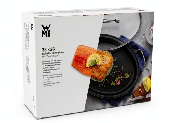 Poêle à poisson WMF 0761506380 en acier inoxydable 24 cm 5 L-7