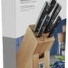 WMF Bloc à couteaux 7 pièces en bambou avec couteaux en acier spécial-10