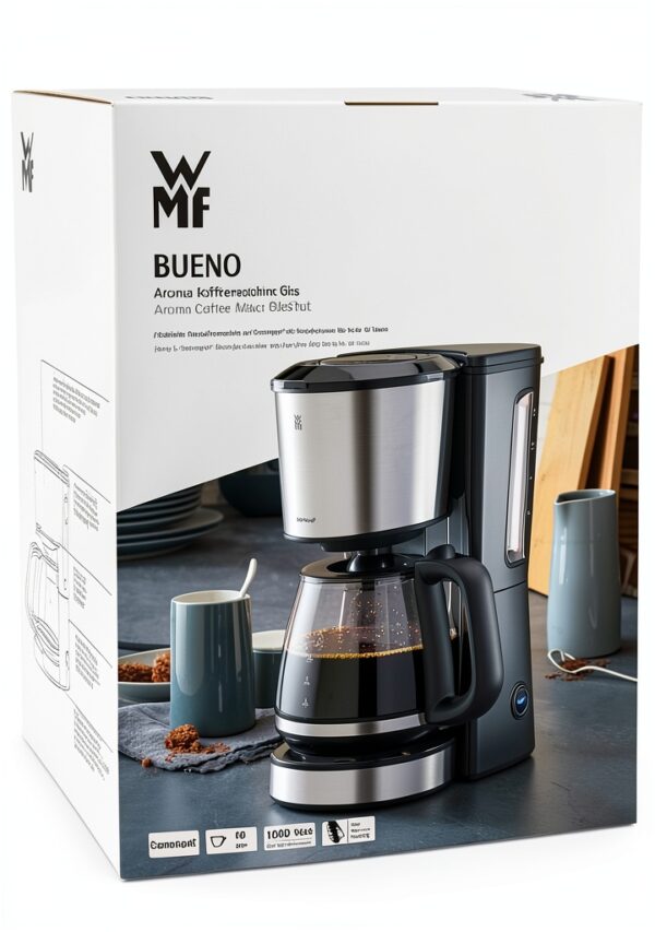WMF Machine à café 1000 W 1,7 L filtre à eau couleur Cromargan Matt-13