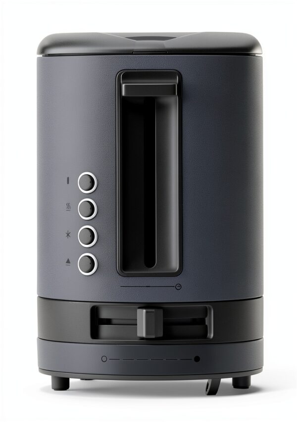 WMF Grille-pain longue fente, 2 tranches avec support à pain, grille-pain étroit, XXL, fonction bagel, 7 niveaux de torréfaction, 900 W, en acier inoxydable, mat, noir-2