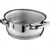 Poêle à poisson WMF 0761506380 en acier inoxydable 24 cm 5 L-4