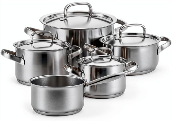 Faitout WMF Gourmet Plus 5 pièces en acier inoxydable – 5 pièces-0