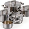 WMF Ultimate Cool Lot de 5 casseroles induction acier inoxydable mat-0