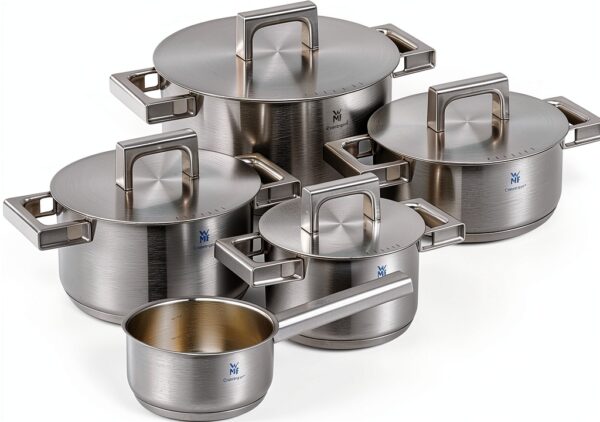 WMF Ultimate Cool Lot de 5 casseroles induction acier inoxydable mat-0