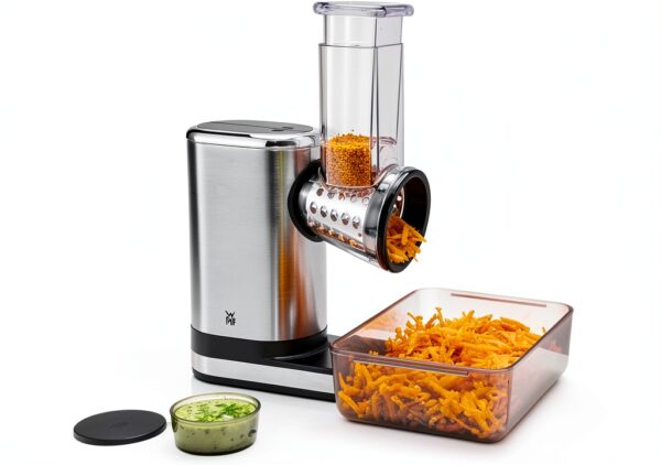 WMF Découpe légumes, 0.3 L, 65 W, Inox 18/10 Cromargan, 2 lames inox, Bol Tritan sans BPA, KITCHENminis 0416400011-3