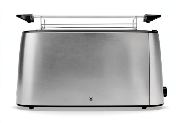 WMF Grill à fente longue Bueno Pro avec fixation par rouleau, 4 tranches, pain grillé XXL, fonction croustillante, 6 niveaux de brunissage, 1550 W, grille-pain en acier inoxydable mat-6