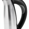 WMF Stelio Bouilloire en acier inoxydable, 1,7 l, avec filtre, 2400 W, sans fil, indicateur de niveau d'eau illuminé, filtre à eau à la chaux, cromargan mat-7