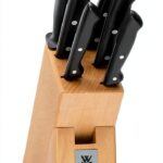 Bloc de couteaux WMF Classic Line 7 pièces, Noir, Porte-Couteaux-0