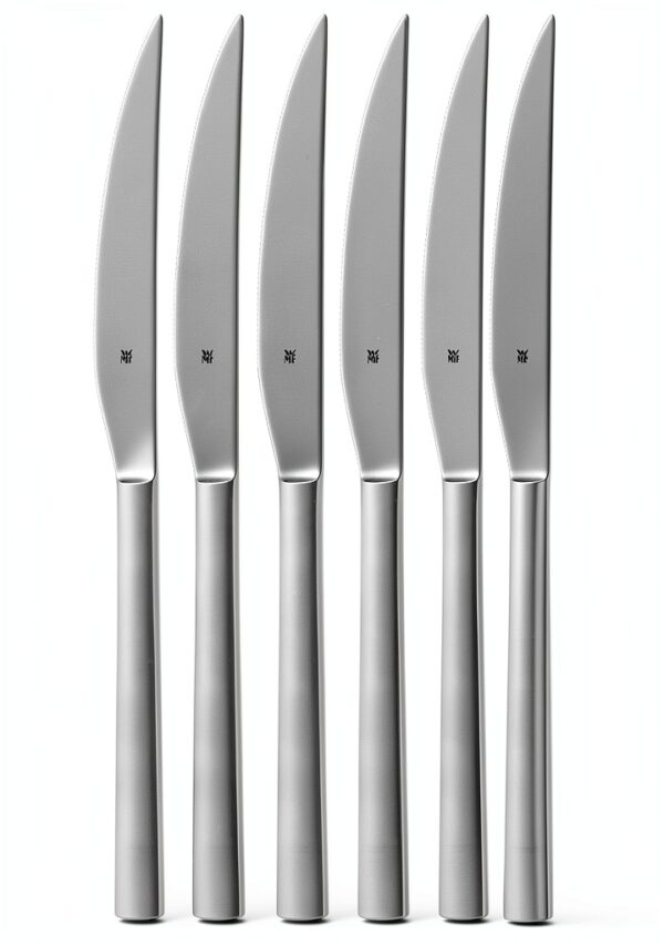 Set de 6 couverts WMF Nuova, argenté, design moderne pour cuisine-0