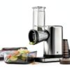 WMF Découpe légumes, 0.3 L, 65 W, Inox 18/10 Cromargan, 2 lames inox, Bol Tritan sans BPA, KITCHENminis 0416400011-1