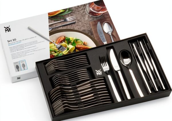 WMF 1166916040 Philadelphie Service de Couverts 30 pièces pour 6 Personnes de Philadelphie Acier Inoxydable Cromargan 18/10 Poli, Acier Inoxydable, Silver, 44 x 27 x 5 cm, 30 unités-10