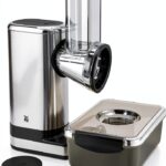 WMF Découpe légumes, 0.3 L, 65 W, Inox 18/10 Cromargan, 2 lames inox, Bol Tritan sans BPA, KITCHENminis 0416400011-0