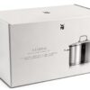 WMF Pot Set de 6 Pièces Astoria Bord verseur Couvercle en Verre Cromargan® en Acier Inoxydable Poli Induction Passe au Lave-Vaisselle NR 780166040-10