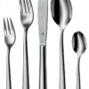 WMF 1166916040 Philadelphie Service de Couverts 30 pièces pour 6 Personnes de Philadelphie Acier Inoxydable Cromargan 18/10 Poli, Acier Inoxydable, Silver, 44 x 27 x 5 cm, 30 unités-0