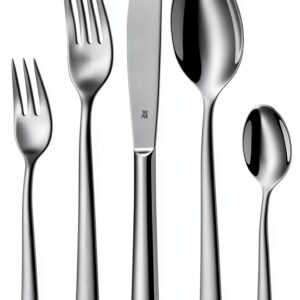 WMF 1166916040 Philadelphie Service de Couverts 30 pièces pour 6 Personnes de Philadelphie Acier Inoxydable Cromargan 18/10 Poli, Acier Inoxydable, Silver, 44 x 27 x 5 cm, 30 unités-0