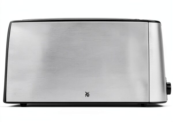 WMF Grill à fente longue Bueno Pro avec fixation par rouleau, 4 tranches, pain grillé XXL, fonction croustillante, 6 niveaux de brunissage, 1550 W, grille-pain en acier inoxydable mat-2