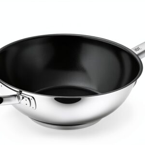 WMF Durado Poêle à Wok 28 cm Acier Inoxydable Antiadhésif-0