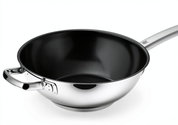 WMF Durado Poêle à Wok 28 cm Acier Inoxydable Antiadhésif-0