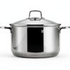 WMF Pot Set de 6 Pièces Astoria Bord verseur Couvercle en Verre Cromargan® en Acier Inoxydable Poli Induction Passe au Lave-Vaisselle NR 780166040-9