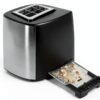 WMF Grill à fente longue Bueno Pro avec fixation par rouleau, 4 tranches, pain grillé XXL, fonction croustillante, 6 niveaux de brunissage, 1550 W, grille-pain en acier inoxydable mat-8
