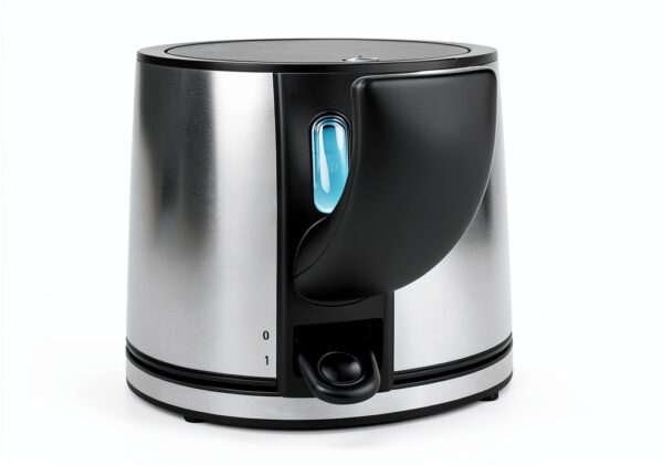 WMF Stelio Bouilloire en acier inoxydable, 1,7 l, avec filtre, 2400 W, sans fil, indicateur de niveau d'eau illuminé, filtre à eau à la chaux, cromargan mat-4