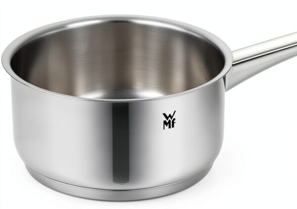WMF Pot Set de 6 Pièces Astoria Bord verseur Couvercle en Verre Cromargan® en Acier Inoxydable Poli Induction Passe au Lave-Vaisselle NR 780166040-4