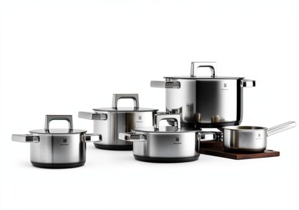 WMF Ultimate Cool Lot de 5 casseroles induction acier inoxydable mat-3