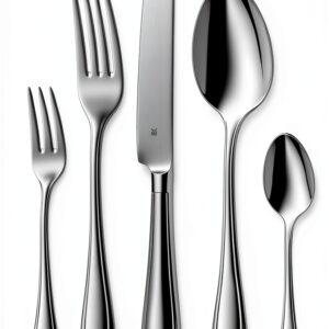 WMF 1189009000 Florenz Set de 60 Ménagères Acier Inoxydable, Argent-0