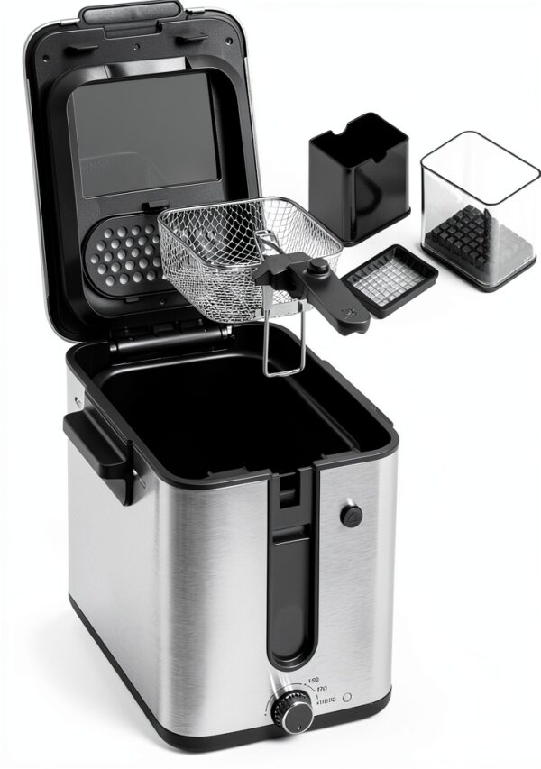 WMF KITCHENminis Friteuse Mini Friteuse Sécurisée avec Filtre-13