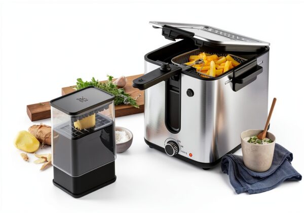 WMF KITCHENminis Friteuse Mini Friteuse Sécurisée avec Filtre-19
