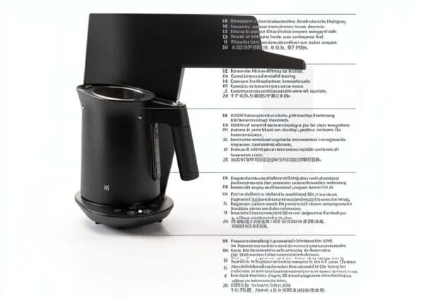 Bouilloire électrique WMF Kineo 1,6L avec filtre anti-calcaire et-15